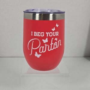 Red Insulated Tumbler with Lid
